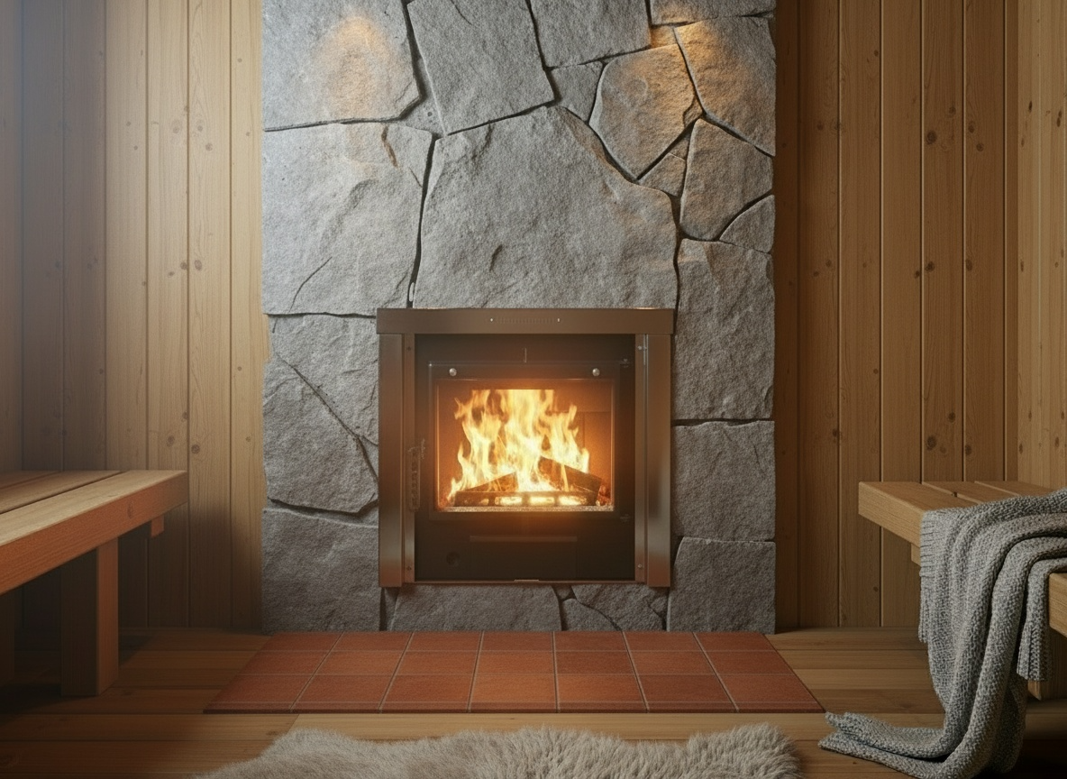 Высокий КПД - полный цикл сгорания дров и дымовых газов